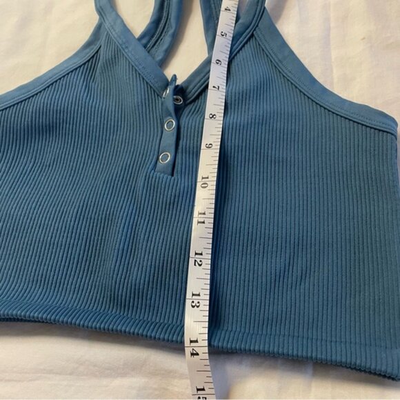 Free People Movement Ribbed Halter Crop Top - Picture 2 of 6